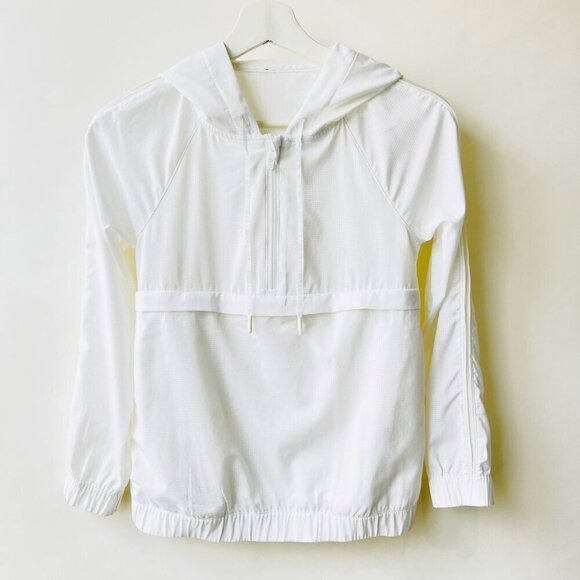 Lululemon Pack lite half zip pullover, White, Size 0-2 J171 - Picture 5 of 14